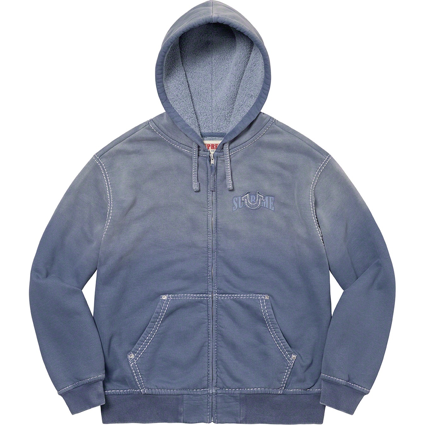 Supreme®/True Religion® Zip Up Hooded Sweatshirt view 3